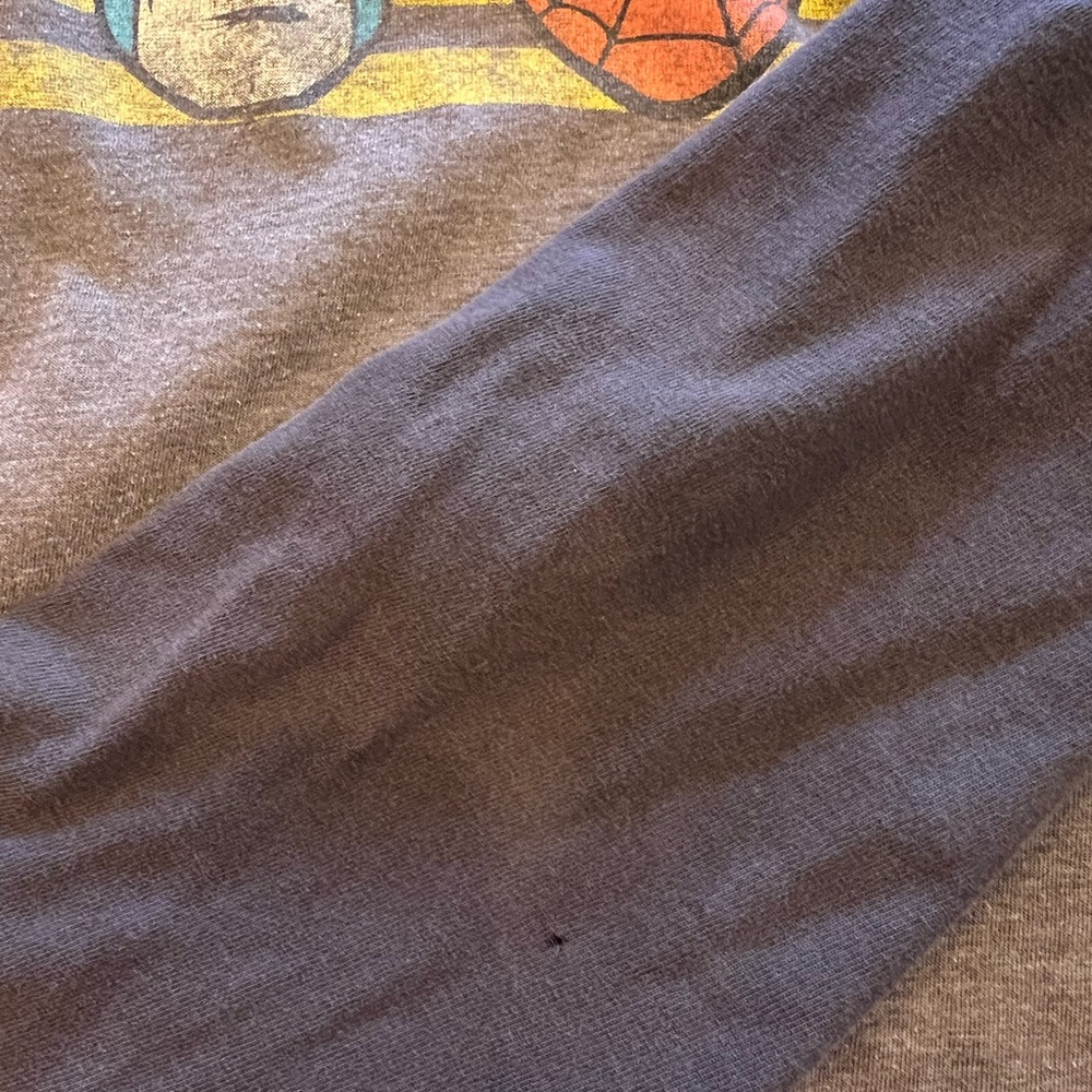 MAD Engine Marvel & Captain America Shield Tshirts, Both Medium Thrashed - Picture 6 of 15